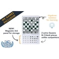 thumbnail image 2 of WE Games Mini Magnetic Pocket Chess Set Travel Trifold 6 in., 2 of 8