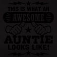 thumbnail image 3 of CafePress - Awesome Auntie T Shirt - Women's Traditional Fit Dark T-Shirt, 3 of 4