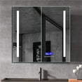 thumbnail image 1 of ALFI ABMC2630BT 26 x 30 Po Double Porte LED Cabinet de Médecine Bluetooth Léger&44; Gris, 1 of 1