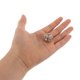 thumbnail image 4 of unbranded 5Ud Cubiertas De Botones Clip-on Doradas Con Floral Y Para Trajes, 4 of 6