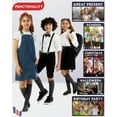 thumbnail image 4 of HUGH UGOLI Knee High Cotton Socks for Kids Girls Boys & Toddlers, Long School Uniform Socks, Soft & Comfortable,Dark Gray, 3-4 Years Old, 4 Pairs, 4 of 7