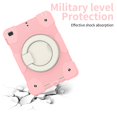 thumbnail image 6 of iPad 6th/5th Generation 9.7 Case, Protective Case with Pencil Holder, [Crossbody Strap], Full-Body Silicone+PC Rotatable Kickstand & Hand Strap for iPad 5th/6th Gen/Air 2/ Pro 9.7,Pink, 6 of 11