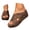 Brown, variant on Linfrsh Women'S Sandals Flip Flops for Women with Arch Support Yoga Mat Comfortable Summer Beach Walking Thong Cushion Sandals Slip On Indoor Outdoor(Khaki,Size7)