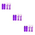 thumbnail image 4 of Conjunto de Guantes de Rejilla Jumpingount Adorno de Vestir Largos Elásticos, 4 of 6