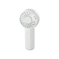 thumbnail image 3 of Popular Picks, Mini Ice Cream Fan, Handheld Electric Cooler, 3 Speed Settings, Quiet Operation, Portable Personal Fan, Perfect for Home/Office/Travel Save More | Plastic, White, Acppild, 3 of 9