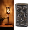 thumbnail image 4 of Hollow Lamp Shade, Modern Engraving Process Rust Proof Iron Lampshade  For Bedroom For E27 Bulb, 4 of 8