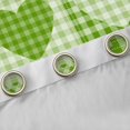 thumbnail image 4 of Feelyou Plaid Love Heart Curtains Pack of 2 (42x84 Each), Modern Fashion Patchwork Curtains Blackout, Green Check Buffalo Bedroom Curtains, Window Curtains Home Decor, 4 of 6