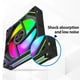 thumbnail image 4 of -2 No Wire Splicing 3-In-1 Case Fan 12V PWM Circular Mirror ARGB 120MM CPU Liquid Cooling Ventilator White-Reverse, 4 of 5