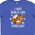thumbnail image 4 of Inktastic I Just Really Like Foxes Ok? Youth T-Shirt, 4 of 5