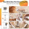 thumbnail image 3 of 6-in-1 Dog Grooming Kit, Pet Grooming Vacuum for Shedding, Dog Hair Vacuum with Clipper Nail Trimmer Grinder, Pet Brush Groomer at Home, Low Noise Cats Hair Remover, 1.5L Dust Cup, 3 of 6