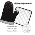 thumbnail image 4 of Gaeub Sparkling Pink Night Sky Print Oven Mitts and Pot Holders Sets of 2,Heat Resistant Pad,Cooking Gloves, for Baking BBQ Home Decor, 4 of 7