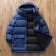 thumbnail image 5 of Otqutp Boys Girls Long Winter Down Coats Waterproof Hooded Quilted Puffer Jackets Lightweight Oversized Outerwear with Pocket, 5 of 9