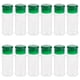 thumbnail image 1 of 12 botes de plástico para condimentos, especias, pimenteros, saleros y vinagreras para barbacoa y cocina (verde), 1 of 5