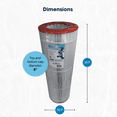 thumbnail image 3 of Unicel C-9415 Swimming Pool Filter Replacement Cartridge (2 Pack), 3 of 11