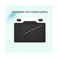thumbnail image 4 of Mobile Phone Graphic Tablet Compact Compatible Light Digital Drawing Board for Windows for Mac OS - White, 4 of 5