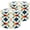 Color 4, variant on Linen Drum Lamp Shades exotic trees animals tropical jungle monkey zebra bird 13" x 13" x 10" Lampshade for Table Lamps Floor Lamps Lamp Shade Replacement Easy Assembly Required