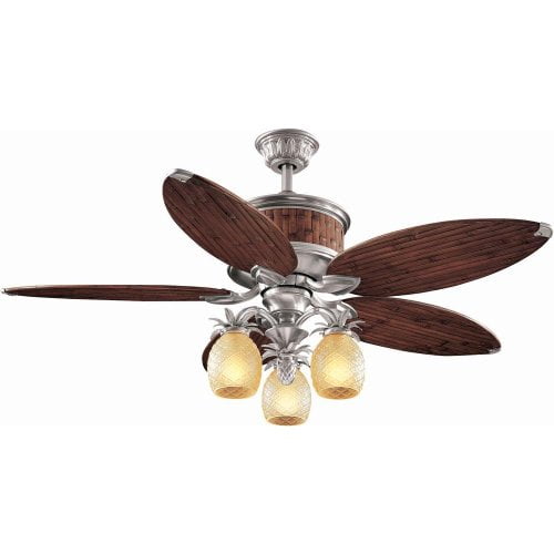 Hampton Bay Colonial Bamboo 52 in. Pewter Ceiling Fan - Walmart.com
