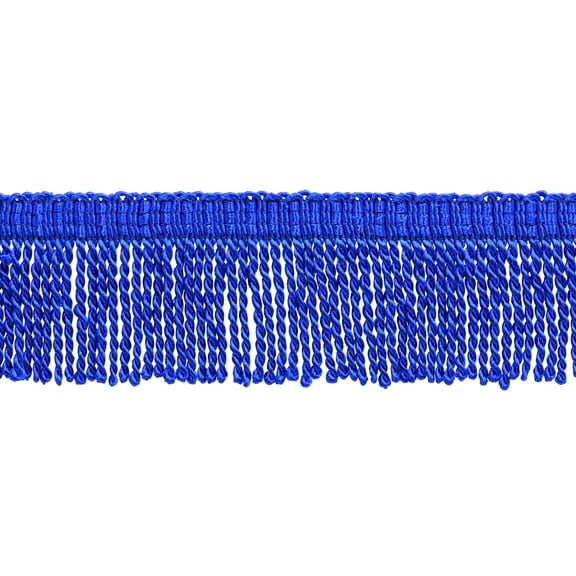 2" (5cm) Basic Trim Collection Thin Bullion Fringe Trim # BFT2,, Persian Blue #I6 (Royal Cobalt Blue) 5 Yards (15 ft/4.5m)