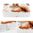 thumbnail image 4 of Squirrel Portable PU Leather Jewelry Organizer with Necklace Holder, Jewelry Stand, and Earring Holder - Removable Compartment Included, 4 of 6