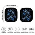 thumbnail image 3 of KUIFORTI Dragonfly Windshield Sun Shade&nbsp;for SUV Van Sedan Truck Accessories, Portable Car Window Covers Black Automotive Interior Sun Protection Keep Your Car Cool, 3 of 5