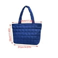 thumbnail image 2 of Mouliraty CoCopeaunt Quilted Tote Bags For Women Lightweight Puffer Padding Shoulder Bag Large Nylon Tote Handbag Zipper Closure, 2 of 5