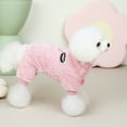 thumbnail image 3 of Dog Fuzzy Pajamas with D-Ring, Lightweight Velvet 4 Legs Pet Jumpsuit, Dog Winter Clothes for Small Dogs, Cat Apparel, 3 of 6