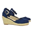 thumbnail image 4 of XY London Espadrilles Compensées à Bout Fermé Forest pour Femmes, 4 of 4