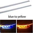 thumbnail image 1 of 2 Piezas/Lote LED DRL Coche Luz De Circulación Diurna Flexible Impermeable Tira Auto Faros Blancos Señal De Giro Luces De Flujo De Freno 12V huangjie unisex, 1 of 2