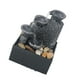 thumbnail image 3 of Wosthever Fuente de agua USB, cascada que fluye de escritorio, oficina, suerte, alimentado por batería, artesanía de mesa, decoración de interior, Almacenamiento y organización del hogar Wosthever HA023098-00, 3 of 6