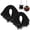 Black, variant on YUNOVA 200Pcs Christmas Ornament Hangers, Ornament String with Snap for Christmas Tree Decoration Easy Locking Ornament Hooks for Xmas Holiday Wedding Birthday Party Hanging Decor