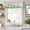Fruit Green, variant on Sage Green Coastal Wave Farmhouse Short Window Curtain Valances, Summer Modern Ocean Beach Rod Pocket Kitchen Valances for Living Room Bedroom Bathroom Cafe 42" x 12"