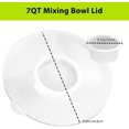 thumbnail image 3 of Bol Mélangeur en Acier Inoxydable 7QT Compatible avec Batteurs sur Socle Kitchenaid, Bol de Remplacement Kitchenaid pour Batteur sur Socle 7QT avec Poignée et Couvercle, 3 of 6