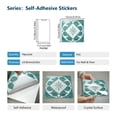 thumbnail image 7 of 10 PCS Peel and Stick Floor Tile, 6"x6" Vinyl Moroccan Style Floor Tiles, Removable and Waterproof Flooring Tiles for Renters, Stick on Floor Tiles for Bathroom, Kitchen, Staircase, 7 of 7