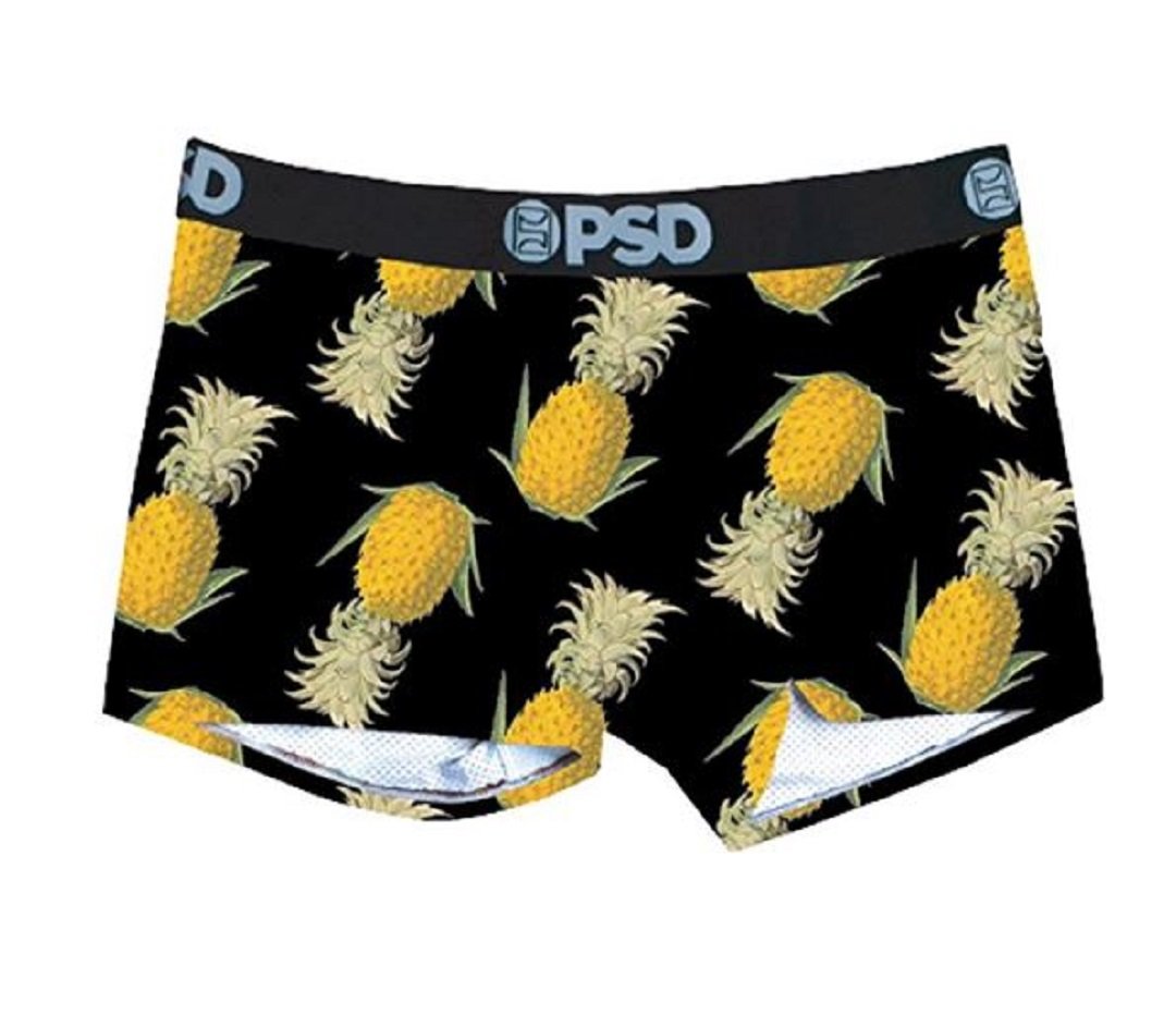 PSD Wmns PSD (Black) Pineapple Boy Shorts XLARGE