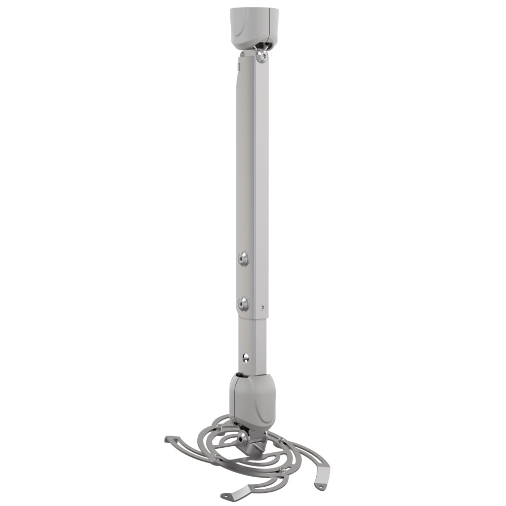 Barkan Telescopic Projector Ceiling Mount Silver 3D Tilt Mechanism