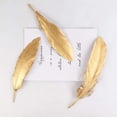 thumbnail image 4 of 80 Pieces Gold Feathers for Craft Wedding Home Party Decorations, 6-8 Inches Gold Craft Feathers, 4 of 7