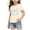 Beige, variant on Girls T Shirt Summer Short Sleeve Cute Bow Print Crew Neck Casual Soft Teens Daily Wear Tee Tops Pink Size 14