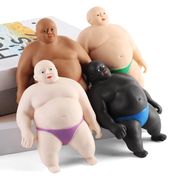 Juguetes Squishy Lilycass, paquete de 4, sumo elásticos para aliviar el estrés
