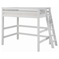 thumbnail image 3 of Camaflexi Twin Size High Loft Bed - Mission Headboard - Lateral Ladder - Natural Finish, 3 of 5