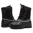 thumbnail image 2 of GUBARUN Men's Snow Boots Insulated Waterproof Warm Hiking Winter Boots for Outdoor, 2 of 5