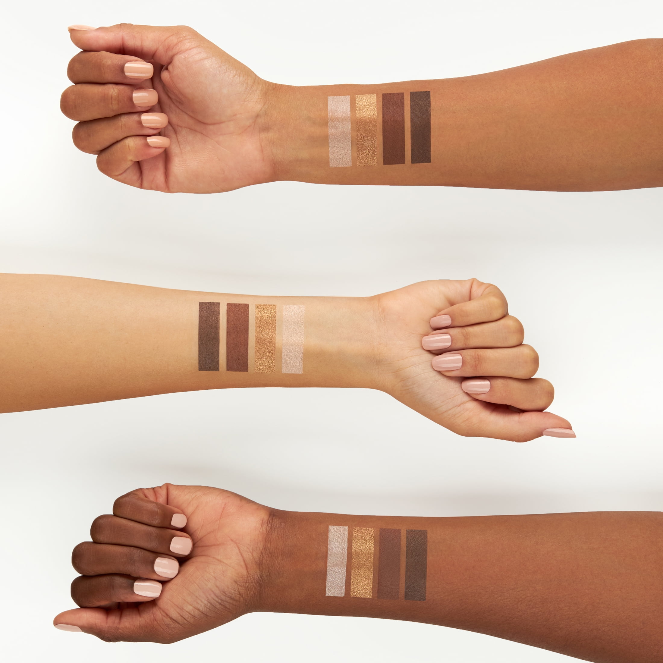 MINERAL FUSION Vegan Eye Shadow Palette, Coffee Break | 4 Blendable Shades in Matte, Satin, Shimmer