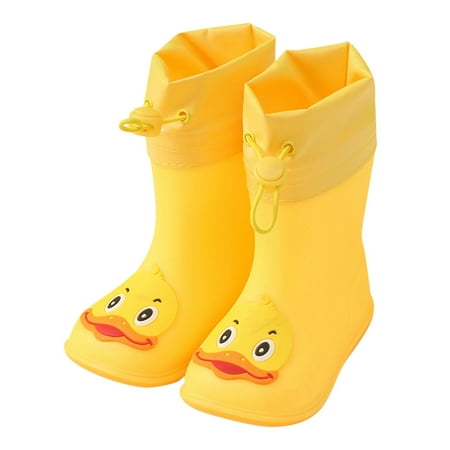 

kpoplk Baby Snow Boots Baby Kids Easy On Rain Shoes Boots For Toddler Little Kid Toddler Snow Boots Size 8(A)