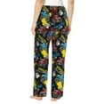 thumbnail image 3 of Sigee Monster Car Print Women's Soft Pajama Pants - Breathable and Comfortable Lounge Sleep Bottoms with Elastic Waistband and Pockets-Small, 3 of 9