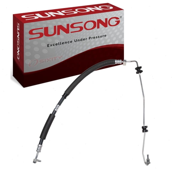 Sunsong Power Steering Pressure Line Hose compatible with Honda CR-V 2007-2011