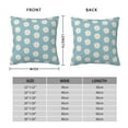 thumbnail image 4 of YFYANG Square Decorative Throw Pillow Case (Without Pillow Insert), Blue Floral Pattern Bedroom Sofa Car Cushion Cover, 12"x12", 4 of 9