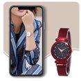 thumbnail image 3 of fastboy Metal Student Girl Wrist Watch Replacement Stylish Battery Powered Decorative Glossy Wristwatch Clock Birthday Gift, 3 of 6