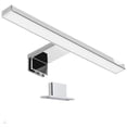 thumbnail image 1 of Luz para espejo de baño LED de 30 cm, 5 W, blanco cálido 3000 K, abrazadera para espejo/gabinete/pared de 300 mm con caja de conexiones IP44, 1 of 5