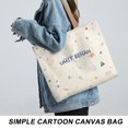 thumbnail image 4 of Bolso de hombro escolar para mujeres y niñas con cremallera Trabajo Playa Almuerzo Viajes y compras Bolsa de comestibles MFZFUKR CPB-ZRF780-3, 4 of 5