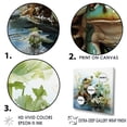 thumbnail image 3 of Designart "Adorable Frog Portrait By The Pond II" Frogs & Toads Floater Framed Wall Art Prints, 3 of 5