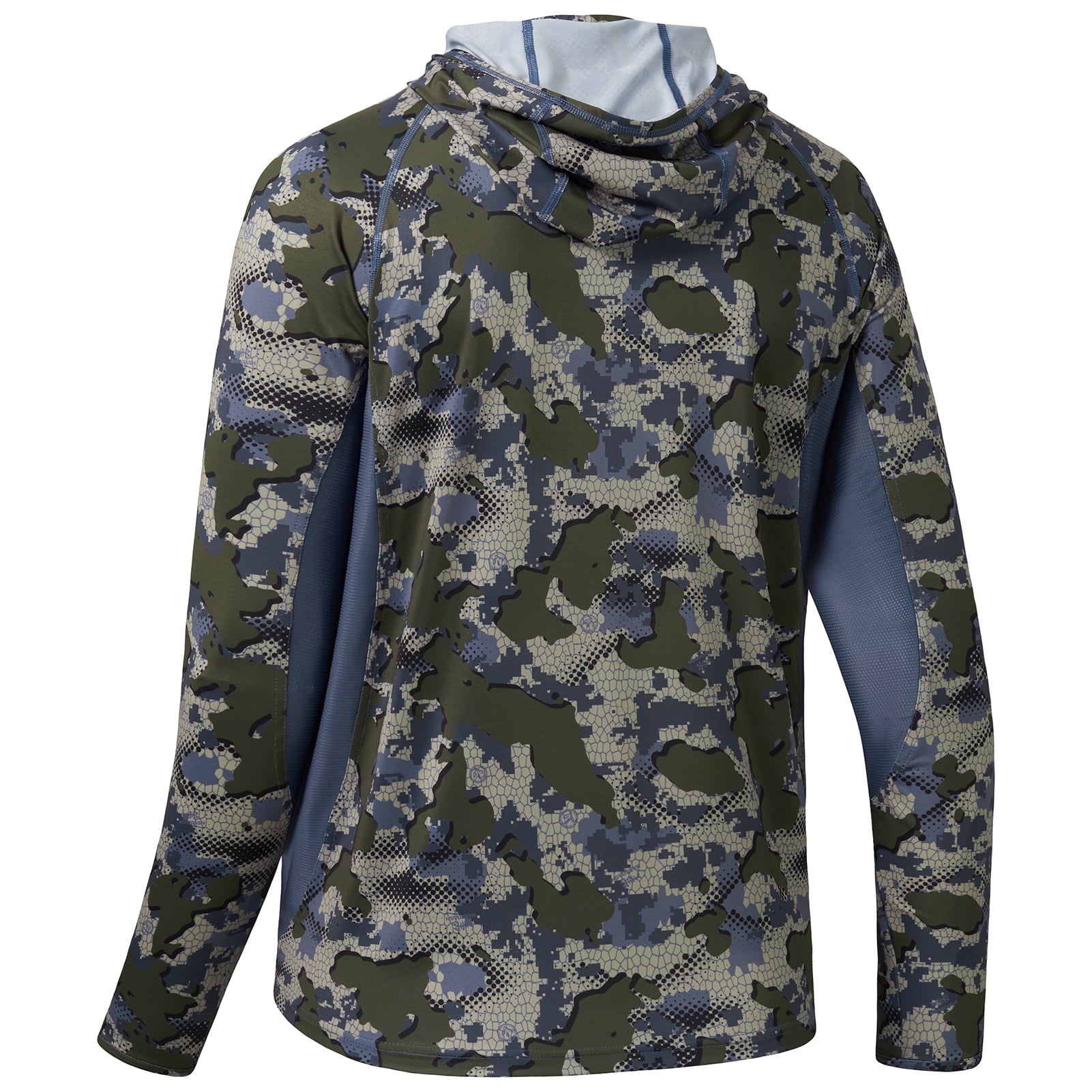 BASSDASH UPF 50+ Men’s Hunting Shirts with Mask Long Sleeve Camo Fishing Hoodie
